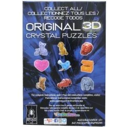 University Games Panda and Baby 50 Piece 3D Crystal Jigsaw Puzzle