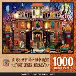 MasterPieces 1000 Piece Halloween Jigsaw Puzzle - Haunted House on The Hill - 19.25"x26.75"