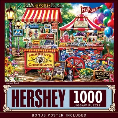 MasterPieces 1000 Piece Jigsaw Puzzle For Adults, Family, Or Kids - Hershey's Stand - 19.25"x26.75" 1 MasterPieces 1000 Piece Jigsaw Puzzle For Adults, Family, Or Kids - Hershey's Stand - 19.25"x26.75"