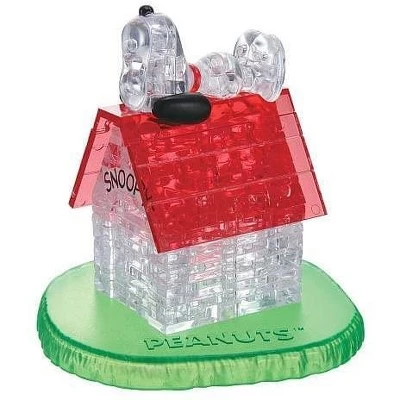 University Games Peanuts Snoopy & Doghouse 50 Piece 3D Crystal Jigsaw Puzzle 1 University Games Peanuts Snoopy & Doghouse 50 Piece 3D Crystal Jigsaw Puzzle