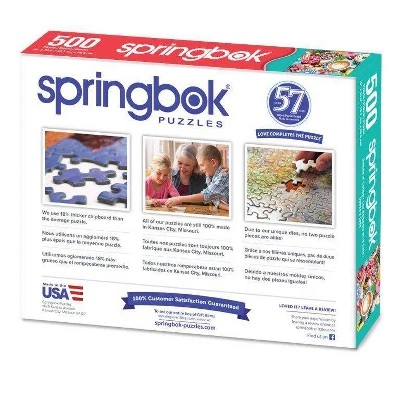 Springbok Spring and Summer: Donuts N' Coffee Puzzle 500pc 2 Springbok Spring and Summer: Donuts N' Coffee Puzzle 500pc - Image 2