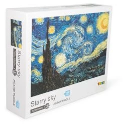 Toynk Starry Sky 1000-Piece Jigsaw Puzzle | Starry Night Puzzle 1000 | Van Gogh Puzzle