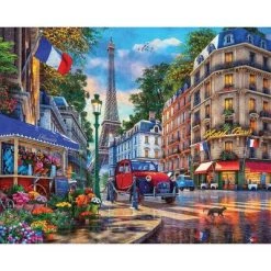 Springbok Paris Street Life Jigsaw Puzzle - 1000pc
