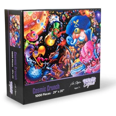 Toynk Cosmic Crunch Breakfast Cereal Puzzle By Joe Simko | 1000 Piece Jigsaw Puzzle 1 Toynk Cosmic Crunch Breakfast Cereal Puzzle By Joe Simko | 1000 Piece Jigsaw Puzzle