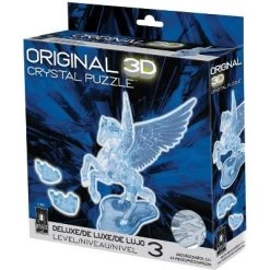 Bepuzzled University Games Pegasus 44 Piece 3D Crystal Jigsaw Puzzle