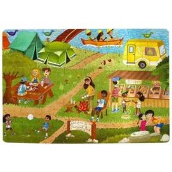 Upbounders By Little Likes Kids Little Likes Kids Camping Outdoors Kids' Jumbo Puzzle - 48pc