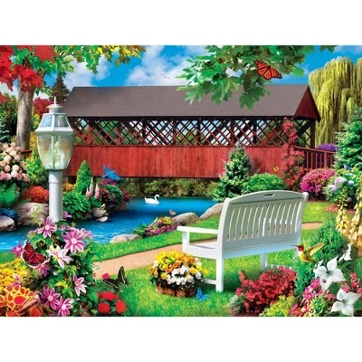MasterPieces 300 Piece EZ Grip Jigsaw Puzzle - Country Park - 18"x24" 2 MasterPieces 300 Piece EZ Grip Jigsaw Puzzle - Country Park - 18"x24" - Image 2