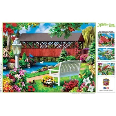 MasterPieces 300 Piece EZ Grip Jigsaw Puzzle - Country Park - 18"x24" 4 MasterPieces 300 Piece EZ Grip Jigsaw Puzzle - Country Park - 18"x24" - Image 4