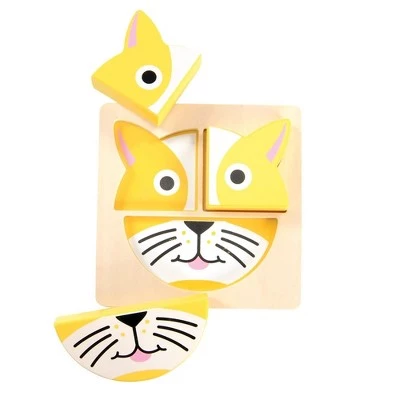 Guidecraft Puzzle Buddies - Set of 4 1 Guidecraft Puzzle Buddies - Set of 4