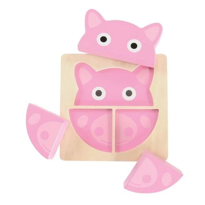 Guidecraft Puzzle Buddies - Set of 4 4 Guidecraft Puzzle Buddies - Set of 4 - Image 4