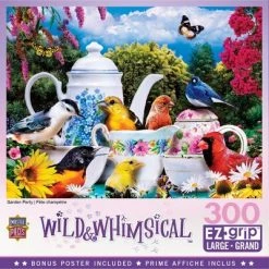 MasterPieces 300 Piece EZ Grip Jigsaw Puzzle - Garden Party - 18"x24"