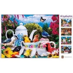 MasterPieces 300 Piece EZ Grip Jigsaw Puzzle - Garden Party - 18"x24" -Puzzles Sales 2022 unnamed file 1188