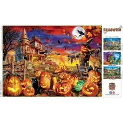 MasterPieces 500 Piece Glow in the Dark Halloween Jigsaw Puzzle - All Hallow's Eve - 15"x21" -Puzzles Sales 2022 unnamed file 1196