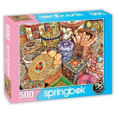 Springbok Cookie Tins Puzzle 500pc 1 Springbok Cookie Tins Puzzle 500pc