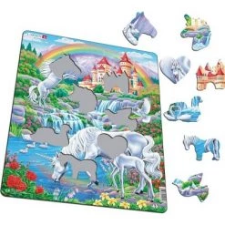 Larsen Puzzles Larsen Unicorn Kids' Jigsaw Puzzle - 32pc