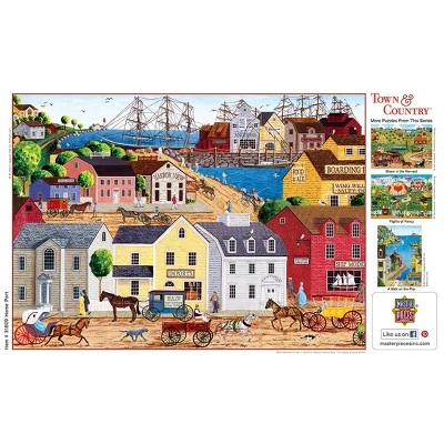 MasterPieces 300 Piece EZ Grip Jigsaw Puzzle - Home Port - 18"x24" 4 MasterPieces 300 Piece EZ Grip Jigsaw Puzzle - Home Port - 18"x24" - Image 4