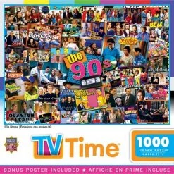 MasterPieces 1000 Piece Jigsaw Puzzle For Adults, Family, Or Kids - 90's Television Shows - 19.25"x26.75"