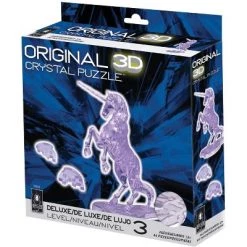 Bepuzzled University Games Unicorn 44 Piece 3D Crystal Jigsaw Puzzle