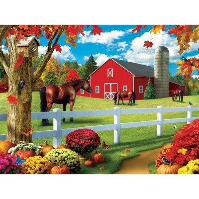 MasterPieces 300 Piece EZ Grip Jigsaw Puzzle - Rolling Pastures - 18"x24" 2 MasterPieces 300 Piece EZ Grip Jigsaw Puzzle - Rolling Pastures - 18"x24" - Image 2