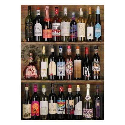 Cobble Hill Wine Alphabet Jigsaw Puzzle - 1000pc 1 Cobble Hill Wine Alphabet Jigsaw Puzzle - 1000pc