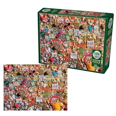 Cobble Hill Beach Scene Jigsaw Puzzle - 1000pc 2 Cobble Hill Beach Scene Jigsaw Puzzle - 1000pc - Image 2