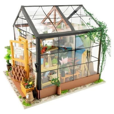 Hands Craft DIY 3D Wooden Puzzles - Miniature House: Cathy's Flower House 1 Hands Craft DIY 3D Wooden Puzzles - Miniature House: Cathy's Flower House