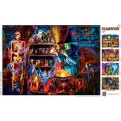 MasterPieces 500 Piece Glow in the Dark Halloween Jigsaw Puzzle - A Dark Brew - 15"x21" -Puzzles Sales 2022 unnamed file 1403