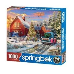 Springbok Red Barn Farms Jigsaw Puzzle - 1000pc