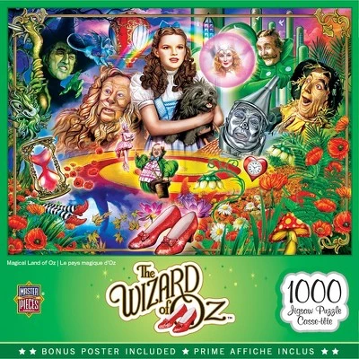 MasterPieces 1000 Piece Jigsaw Puzzle For Adults, Family, Or Kids - Magical Land Of Oz - 19.25"x26.75" 1 MasterPieces 1000 Piece Jigsaw Puzzle For Adults, Family, Or Kids - Magical Land Of Oz - 19.25"x26.75"