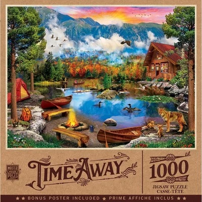 MasterPieces 1000 Piece Jigsaw Puzzle For Adults, Family, Or Kids - Sunset Canoe - 19.25"x26.75" 1 MasterPieces 1000 Piece Jigsaw Puzzle For Adults, Family, Or Kids - Sunset Canoe - 19.25"x26.75"