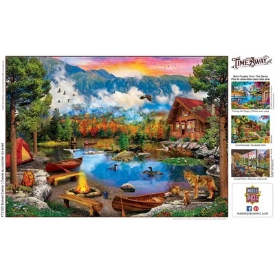 MasterPieces 1000 Piece Jigsaw Puzzle For Adults, Family, Or Kids - Sunset Canoe - 19.25"x26.75" 4 MasterPieces 1000 Piece Jigsaw Puzzle For Adults, Family, Or Kids - Sunset Canoe - 19.25"x26.75" - Image 4