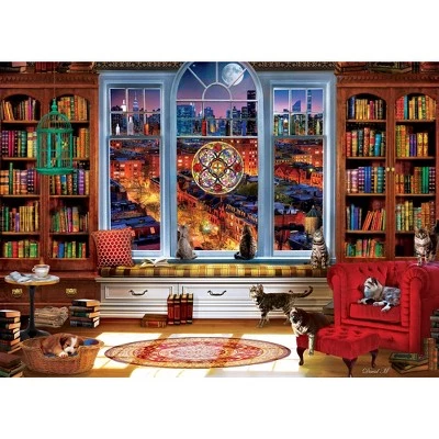 MasterPieces 1000 Piece Jigsaw Puzzle For Adults, Family, Or Kids - Downtown City View - 19.25"x26.75" 2 MasterPieces 1000 Piece Jigsaw Puzzle For Adults, Family, Or Kids - Downtown City View - 19.25"x26.75" - Image 2