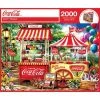 MasterPieces 2000 Piece Jigsaw Puzzle For Adults, Family, Or Kids - Coca-Cola Stand - 39"x27"