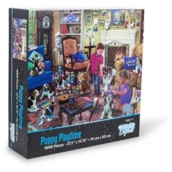 Toynk Puppy Playtime Dog Puzzle For Adults And Kids | 1000 Piece Jigsaw Puzzle