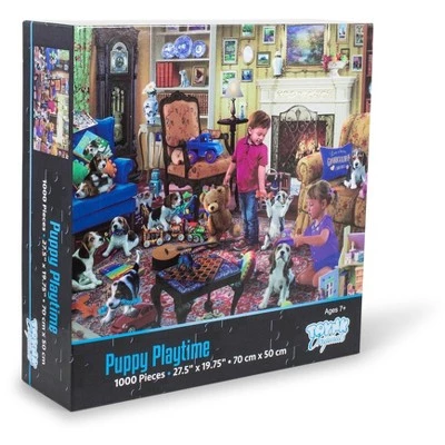 Toynk Puppy Playtime Dog Puzzle For Adults And Kids | 1000 Piece Jigsaw Puzzle 1 Toynk Puppy Playtime Dog Puzzle For Adults And Kids | 1000 Piece Jigsaw Puzzle