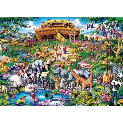 MasterPieces 1000 Piece Jigsaw Puzzle For Adults, Family, Or Kids - Noah's Ark - 19.25"x26.75" 2 MasterPieces 1000 Piece Jigsaw Puzzle For Adults, Family, Or Kids - Noah's Ark - 19.25"x26.75" - Image 2