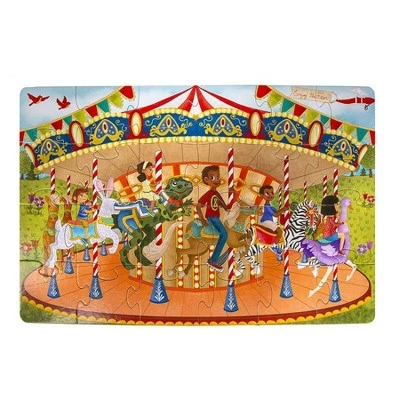 Upbounders By Little Likes Kids Little Likes Kids Joyful Carousel Kids' Jumbo Puzzle - 24pc 1 Upbounders By Little Likes Kids Little Likes Kids Joyful Carousel Kids' Jumbo Puzzle - 24pc