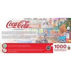 MasterPieces 1000 Piece Jigsaw Puzzle For Adults, Family, Or Kids - Coca-Cola Stop N Sip - 13"x39" -Puzzles Sales 2022 unnamed file 1520