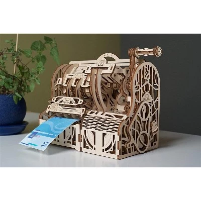 UGears Models UGears Mechanical Models 3D Wooden Puzzle | Cash Register 2 UGears Models UGears Mechanical Models 3D Wooden Puzzle | Cash Register - Image 2