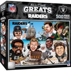 NFL Las Vegas Raiders 500pc All-Time Great Puzzle