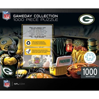 MasterPieces 1000 Piece Jigsaw Puzzle for Adults - NFL Green Bay Packers Gameday - 19.25"x26.75" 3 MasterPieces 1000 Piece Jigsaw Puzzle for Adults - NFL Green Bay Packers Gameday - 19.25"x26.75" - Image 3