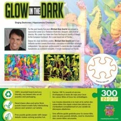 MasterPieces 300 Piece EZ Grip Glow in the Dark Jigsaw Puzzle - Singing Seahorses - 18"x24" -Puzzles Sales 2022 unnamed file 1642