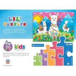 MasterPieces Lil Puzzler 24 Piece Jigsaw Puzzle for Kids - Llama Love - 19"x14" -Puzzles Sales 2022 unnamed file 1658