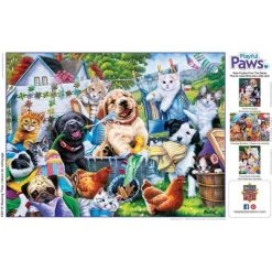 MasterPieces 300 Piece EZ Grip Jigsaw Puzzle - Washing Time - 18"x24" -Puzzles Sales 2022 unnamed file 1668