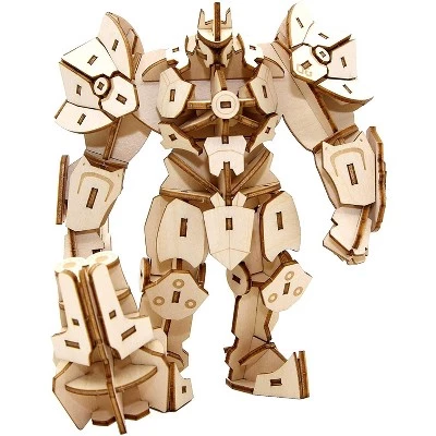 Incredibuilds Overwatch Reinhardt Poster & Wood Model Figure Kit 1 Incredibuilds Overwatch Reinhardt Poster & Wood Model Figure Kit