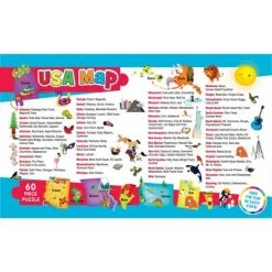 MasterPieces 60 Piece Educational Jigsaw Puzzle for Kids - USA Map State Shaped - 16.5"x12.75" 9 MasterPieces 60 Piece Educational Jigsaw Puzzle for Kids - USA Map State Shaped - 16.5"x12.75" -Puzzles Sales 2022 unnamed file 1686