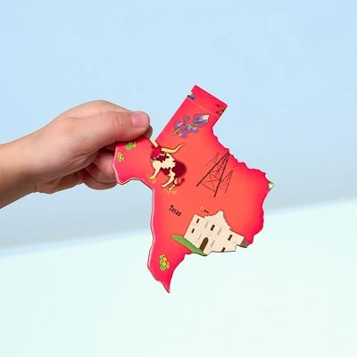 MasterPieces 60 Piece Educational Jigsaw Puzzle for Kids - USA Map State Shaped - 16.5"x12.75" 5 MasterPieces 60 Piece Educational Jigsaw Puzzle for Kids - USA Map State Shaped - 16.5"x12.75" - Image 5