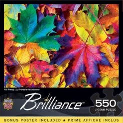 MasterPieces 550 Piece Jigsaw Puzzle For Adults, Family, Or Kids - Fall Frenzy - 18"x24"
