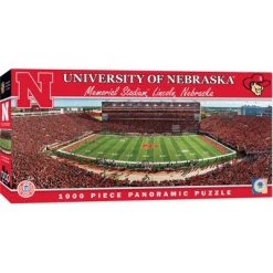 NCAA Nebraska Cornhuskers 1000pc Panoramic Puzzle