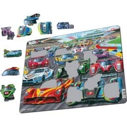 Larsen Puzzles Larsen Speed Racer Kids' Jigsaw Puzzle - 36pc
